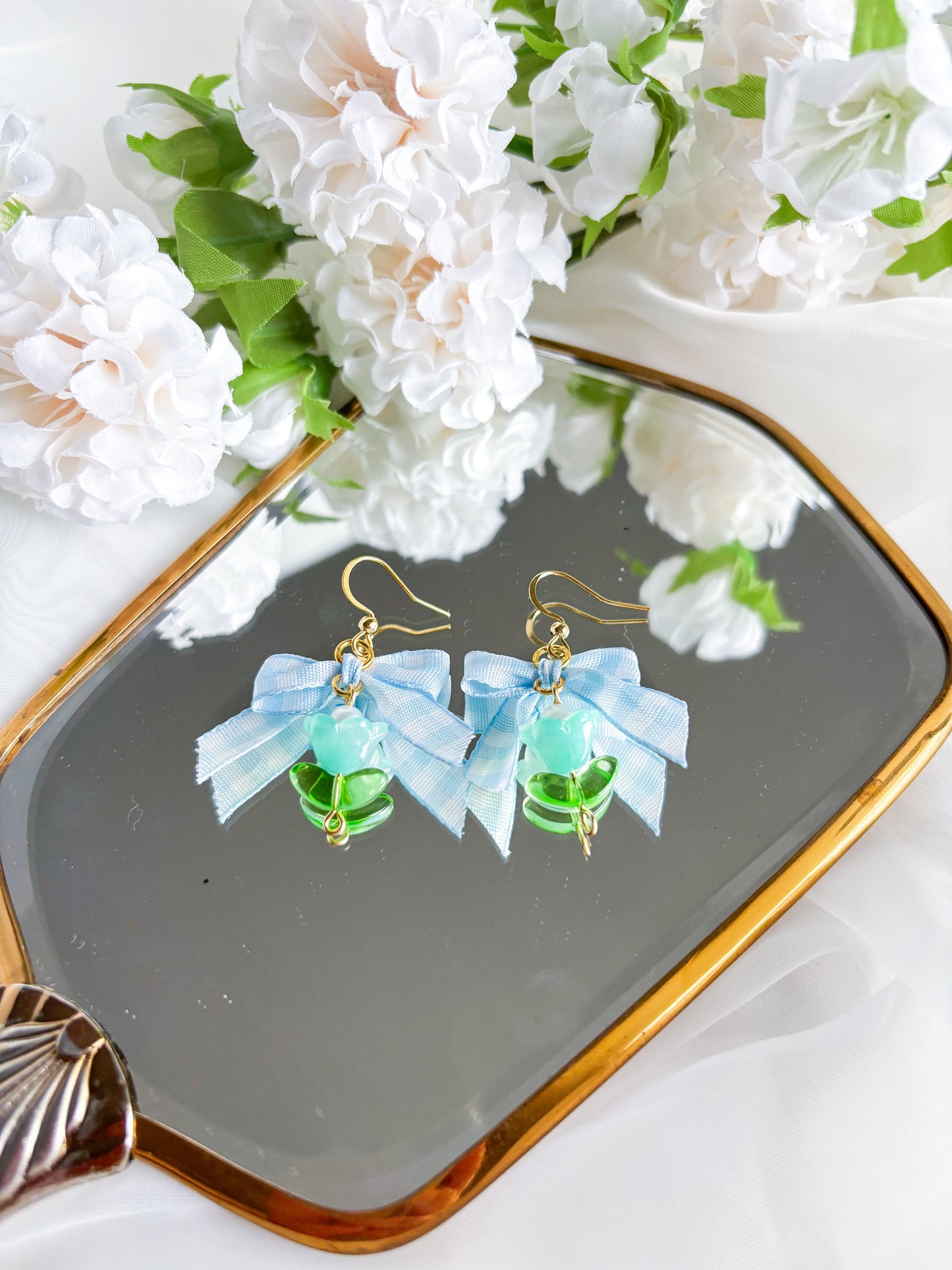 Aqua Blue Tulips