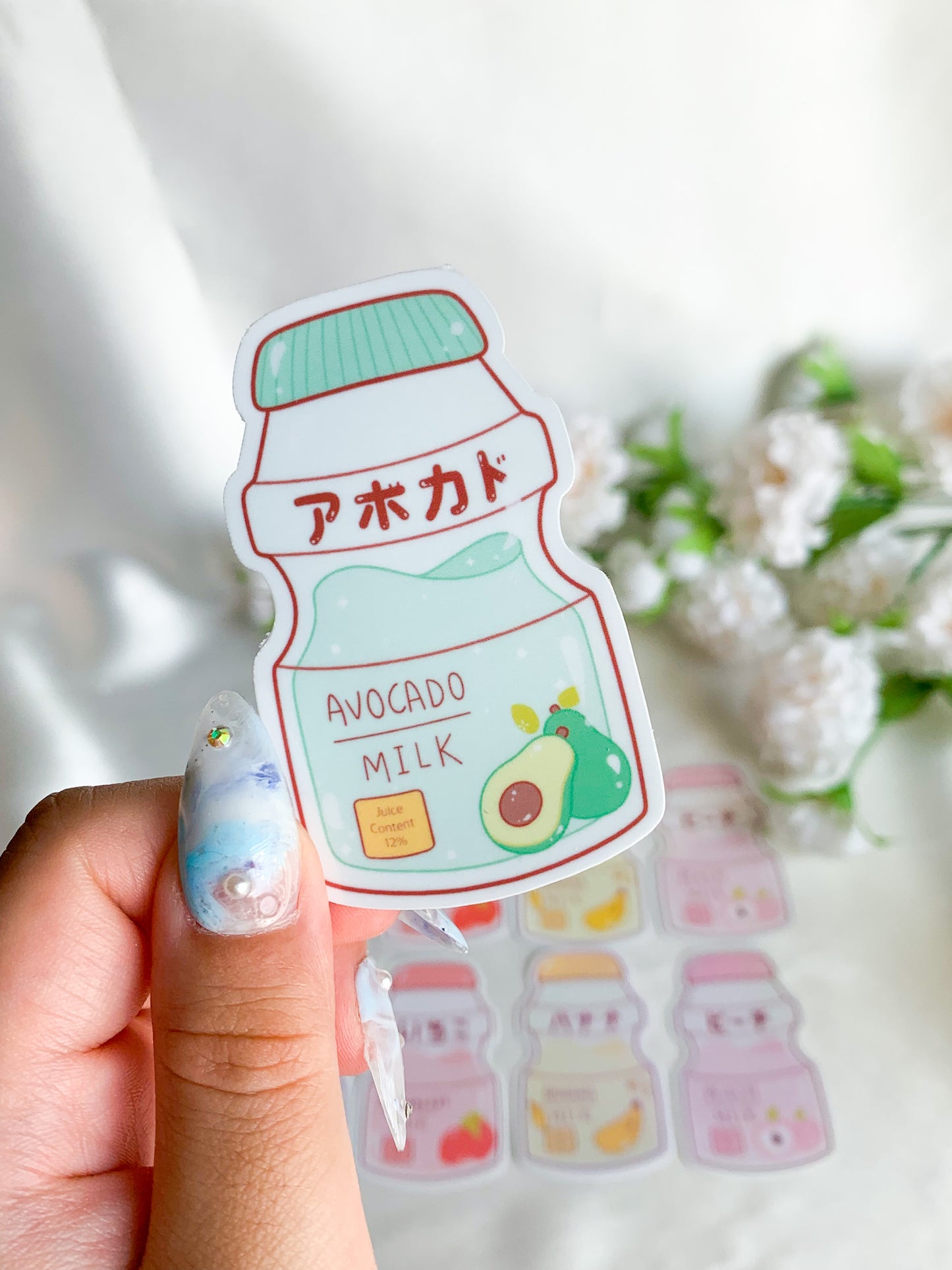 Yogurt Milk Stickers