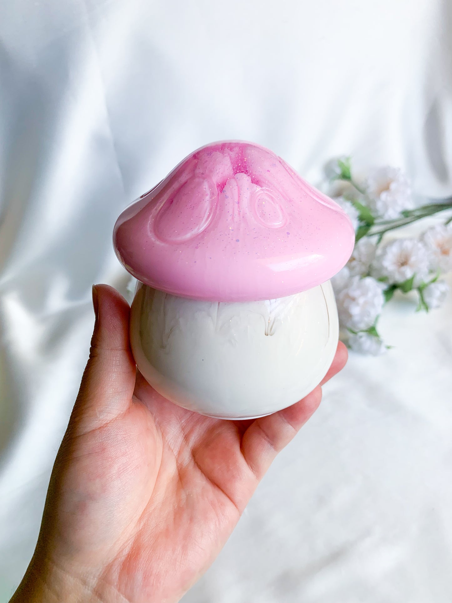 Kawaii Pink Mushy Jar
