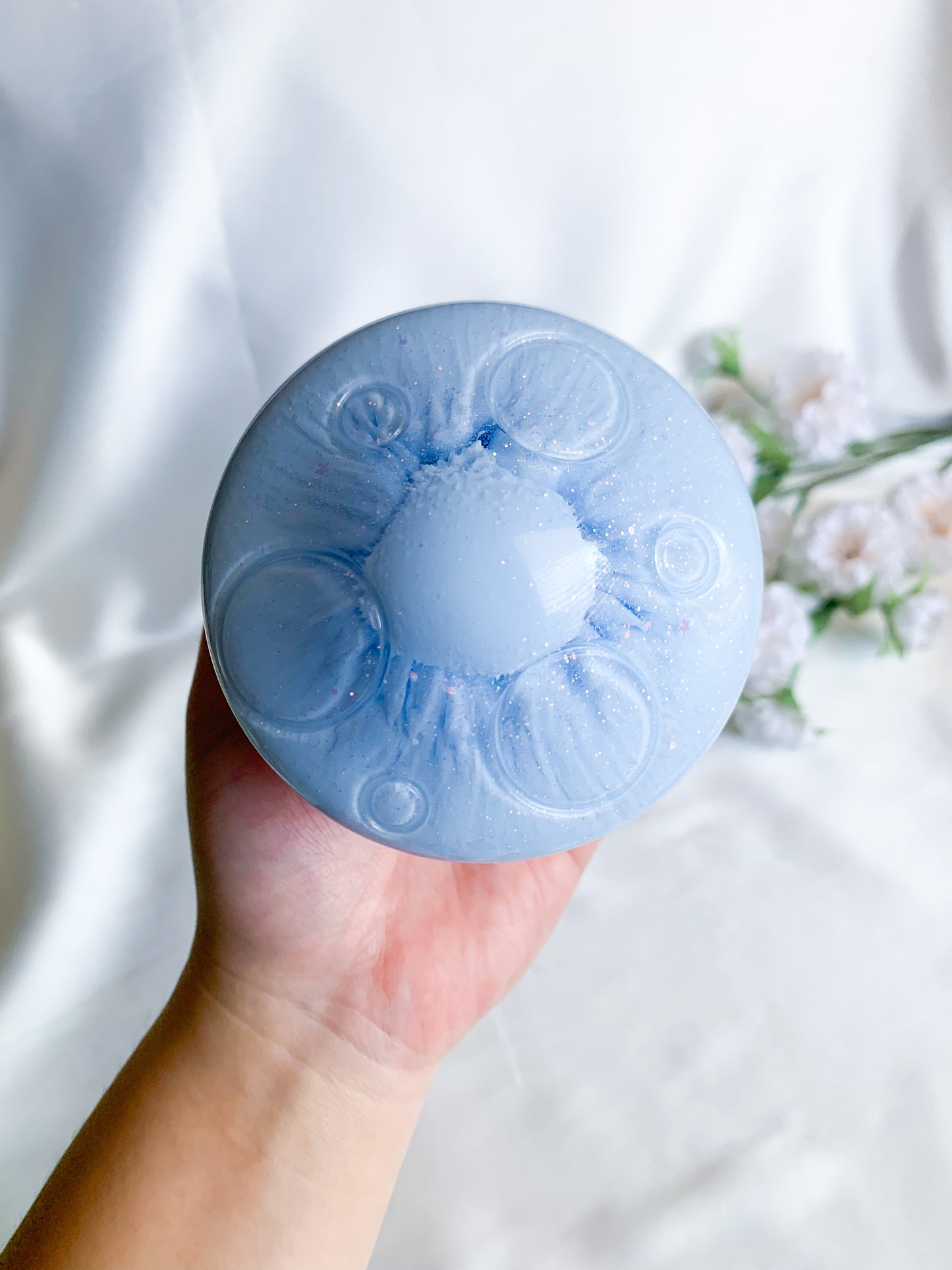 Kawaii Blue Mushy Jar