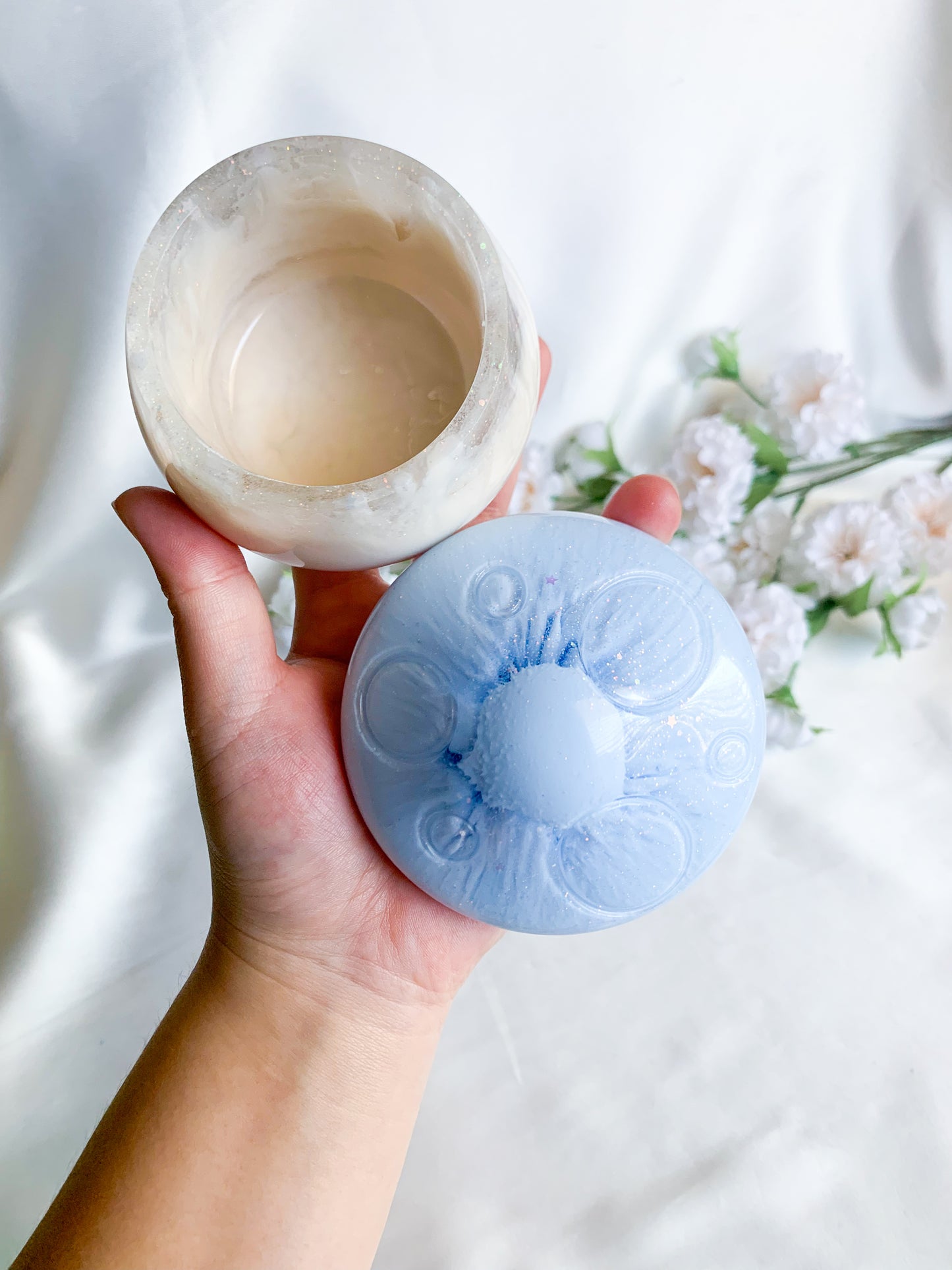 Kawaii Blue Mushy Jar