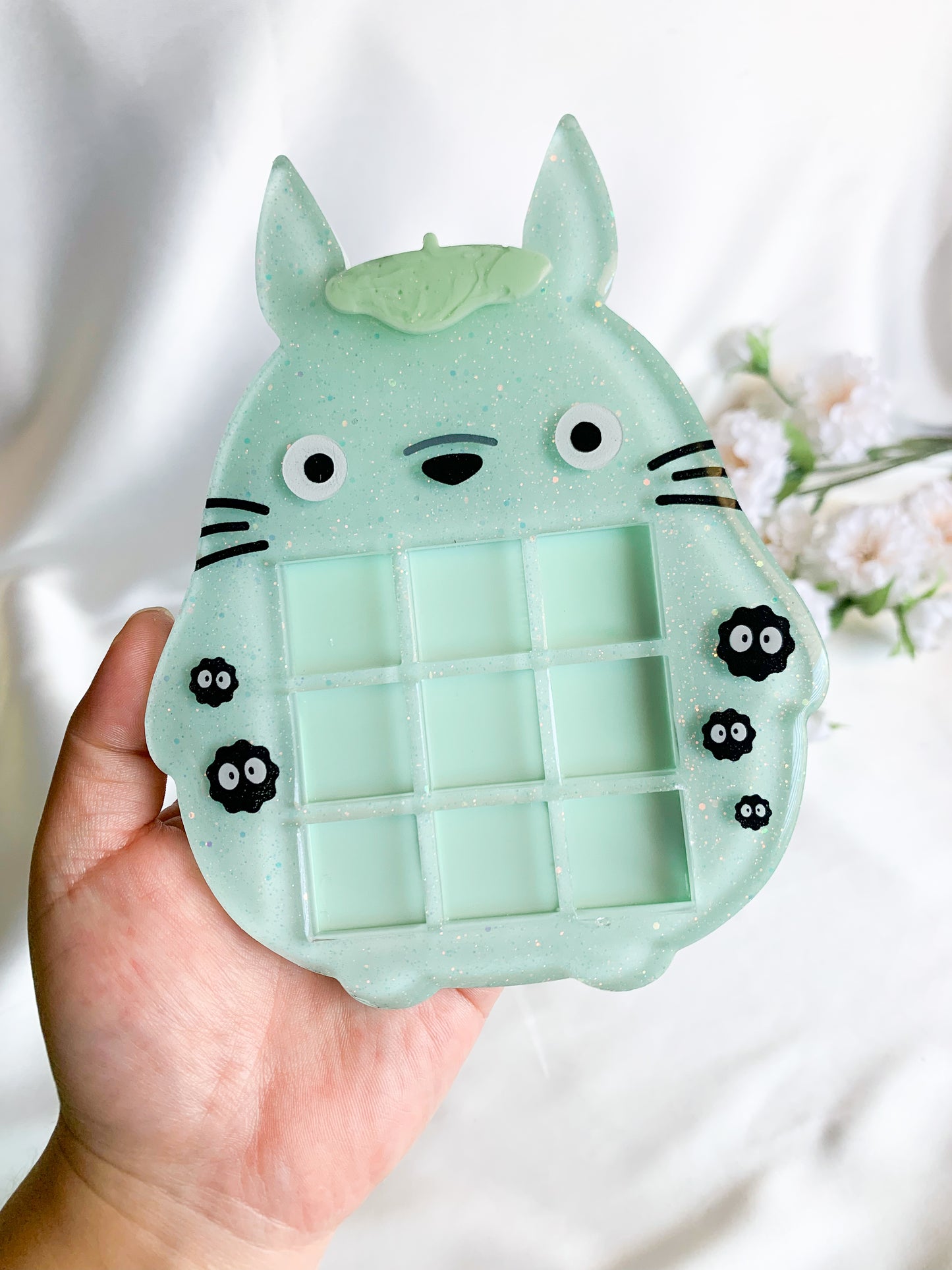 Green Toto Keycap Tray / Tic-Tac-Toe Tray