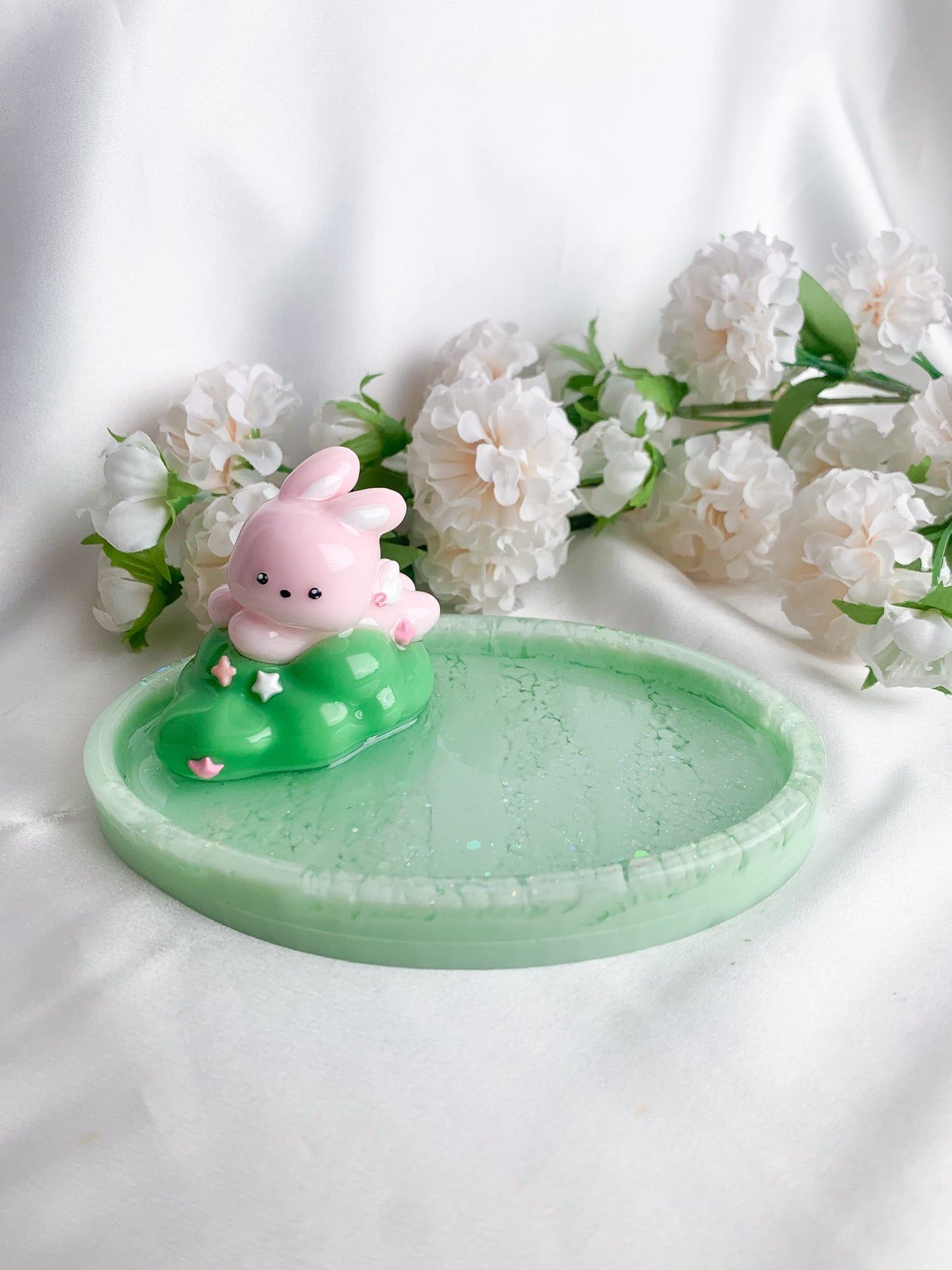 Green Bunny Tray