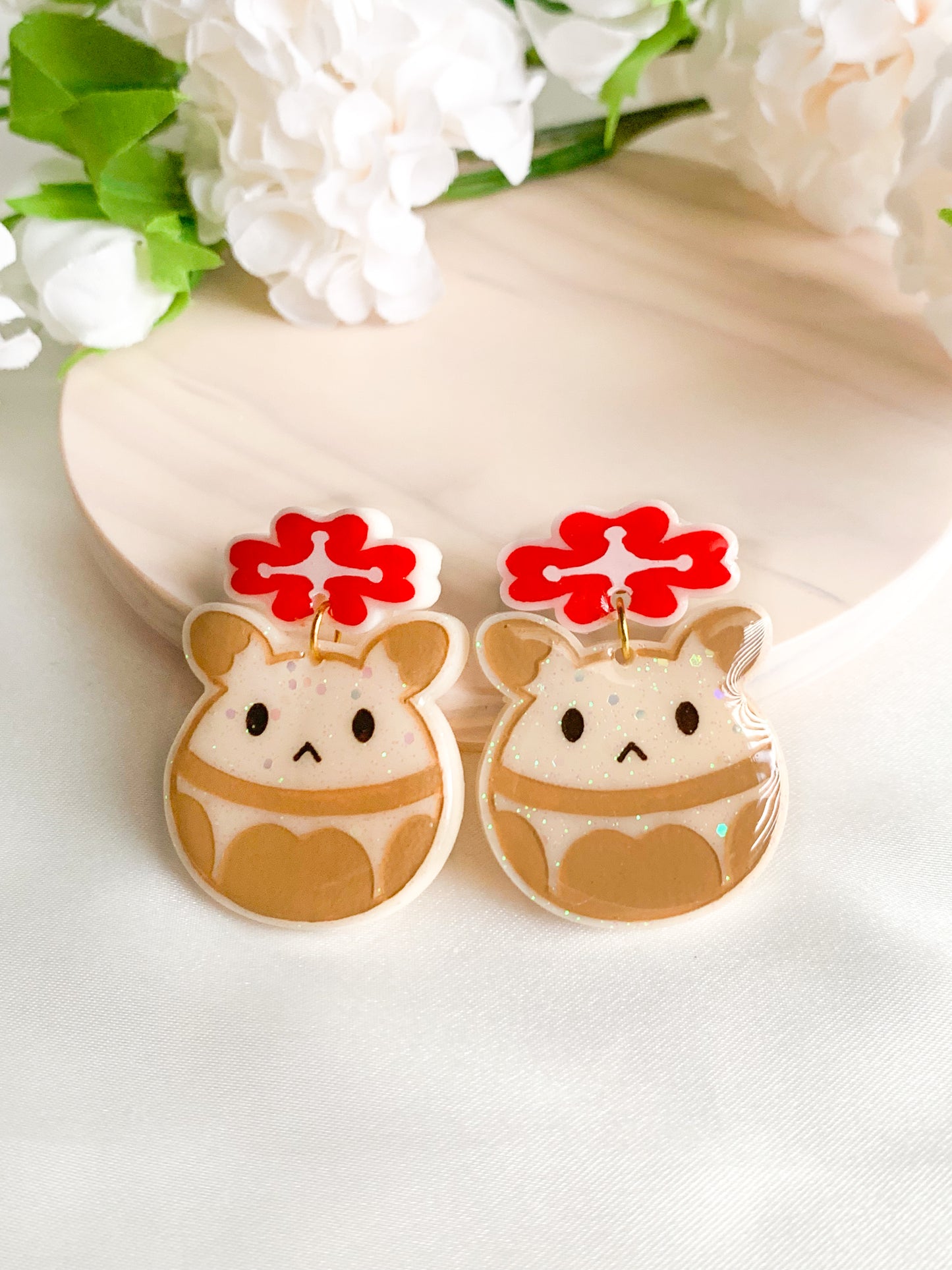 Klee Mini-Kaboom Earrings - Genshin Impact Fan Art