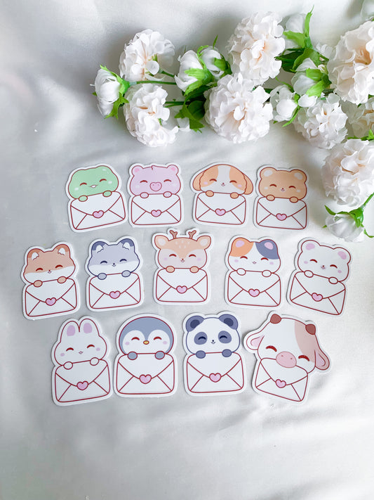 Animal Mail Stickers