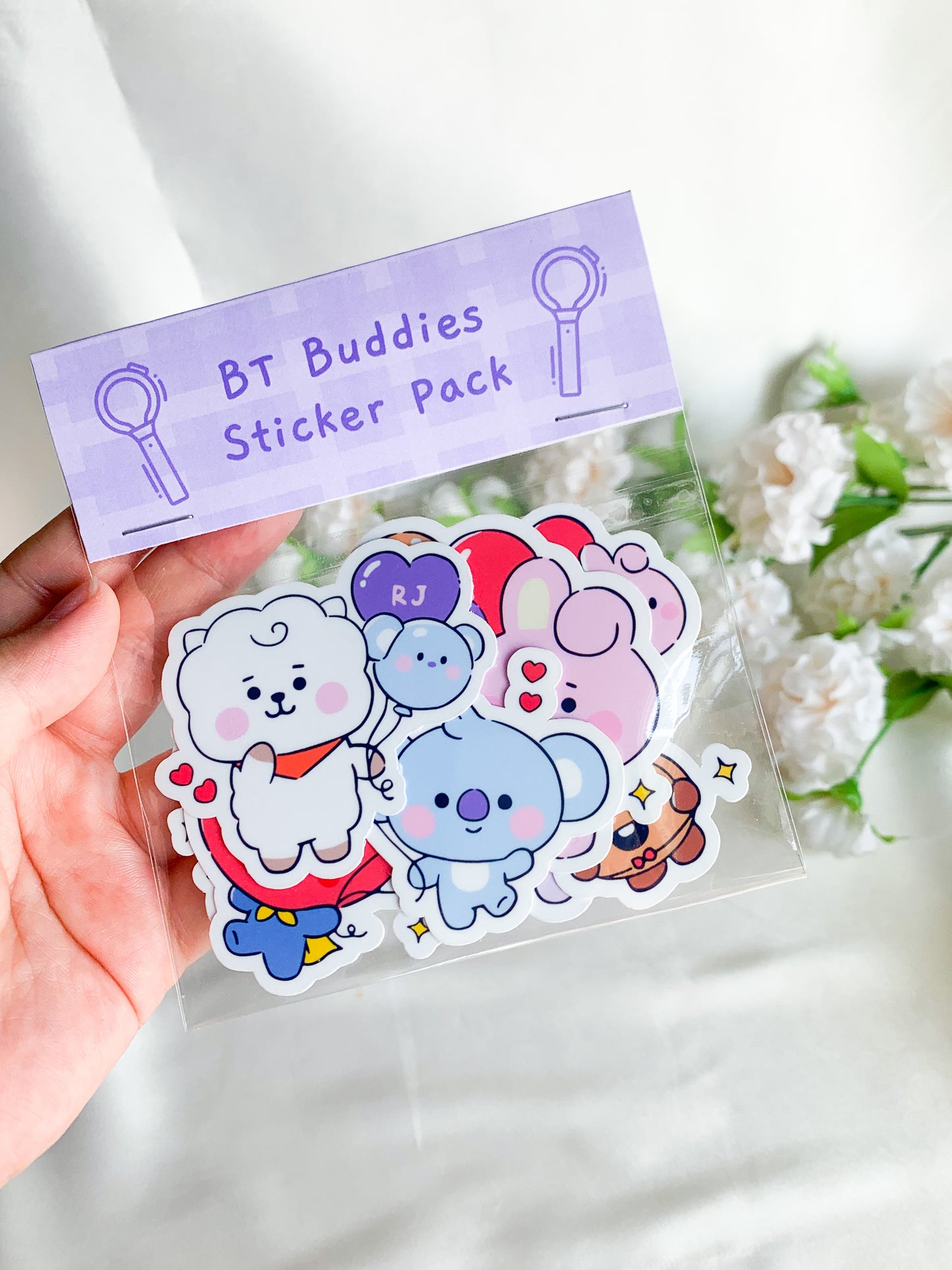 BT Buddy Balloon Stickers