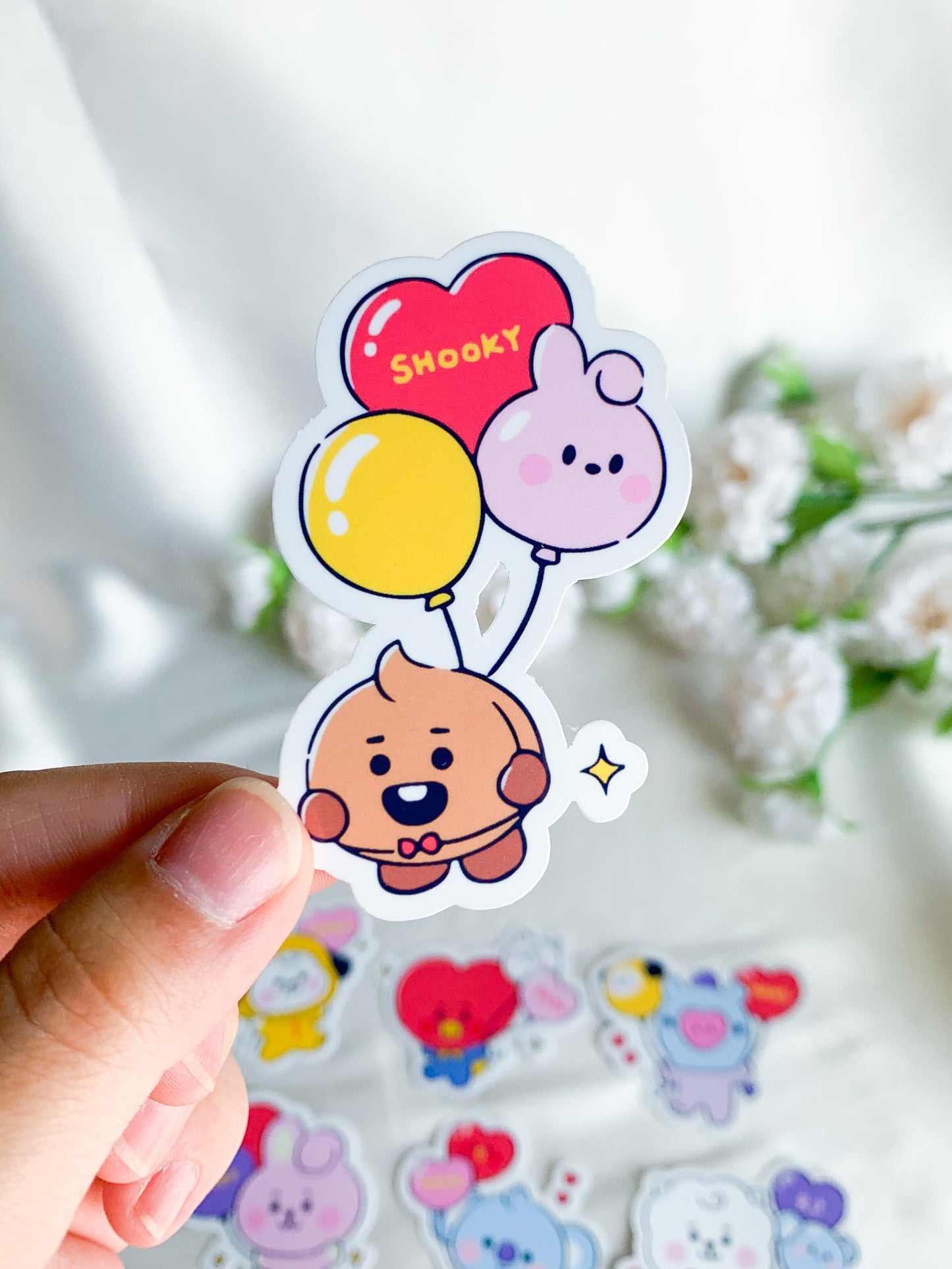 BT Buddy Balloon Stickers