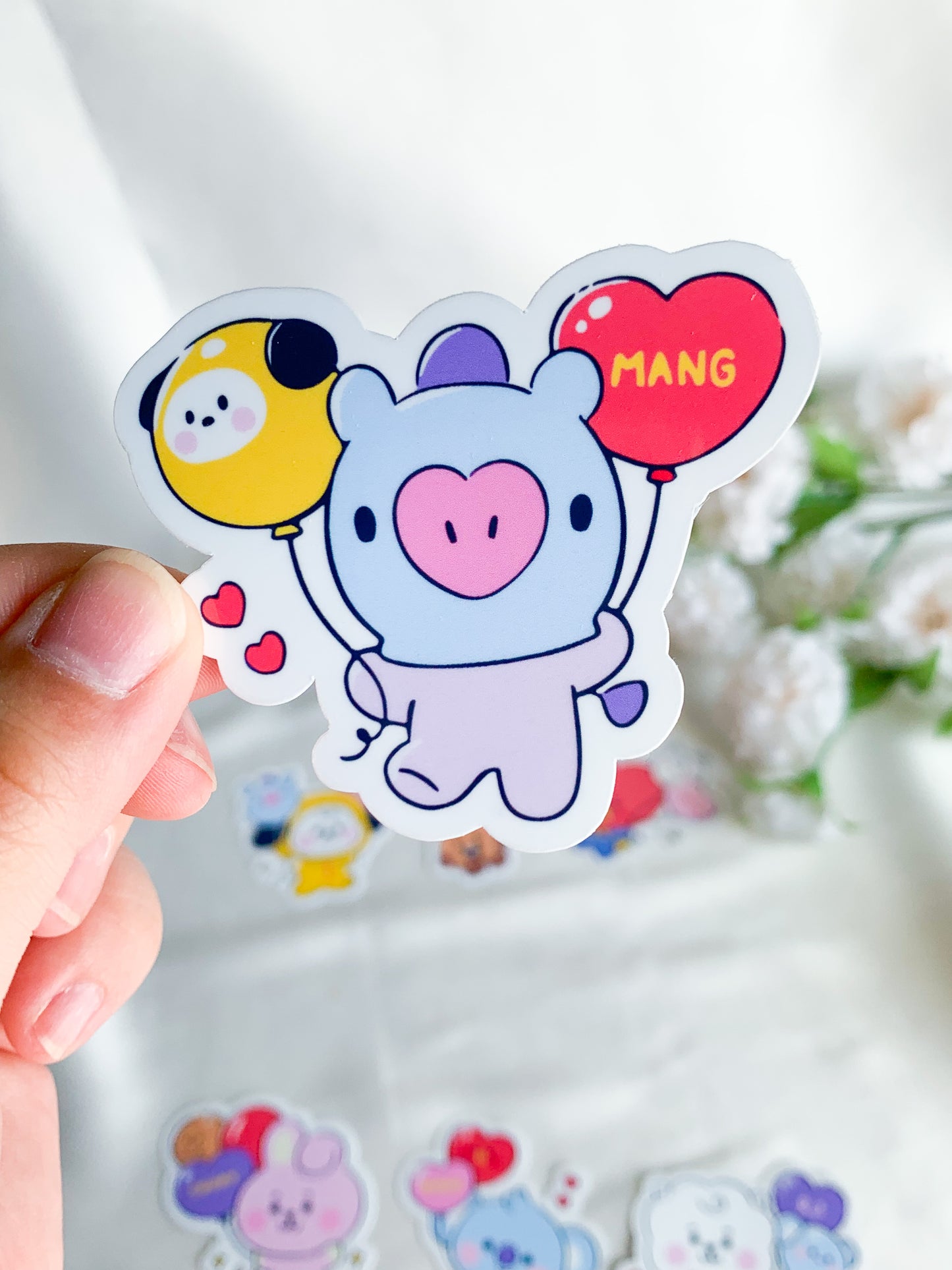 BT Buddy Balloon Stickers