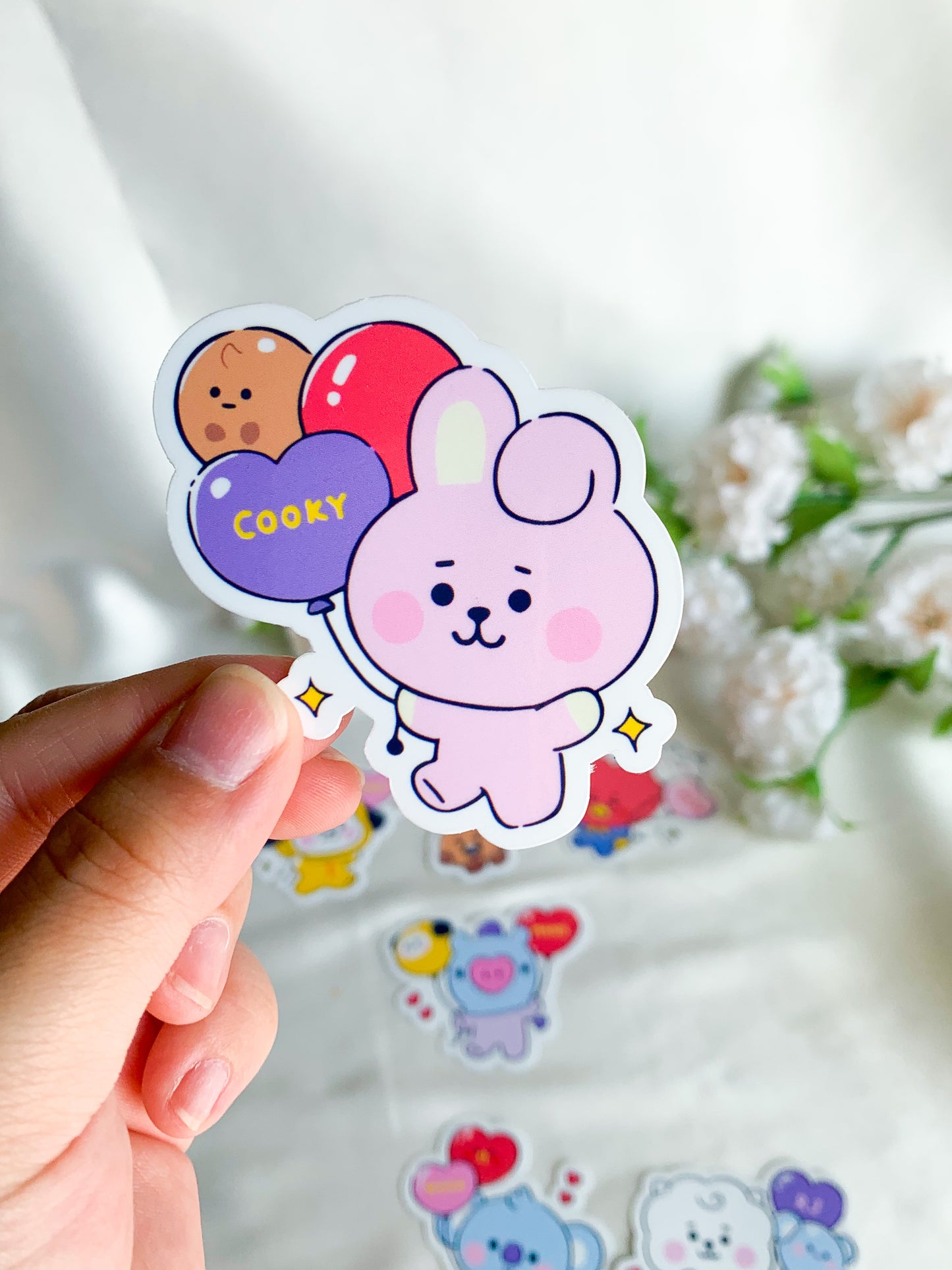 BT Buddy Balloon Stickers