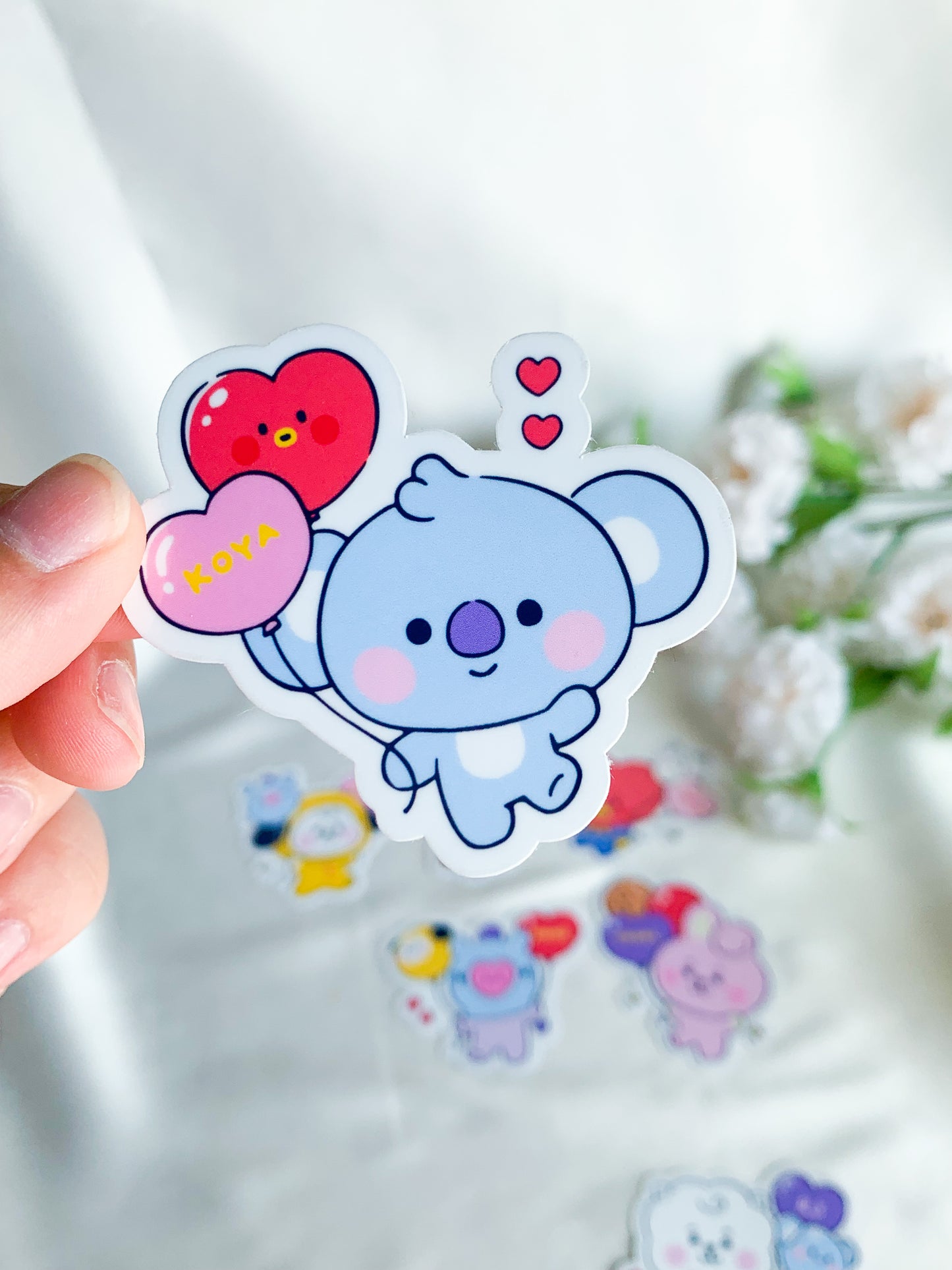 BT Buddy Balloon Stickers