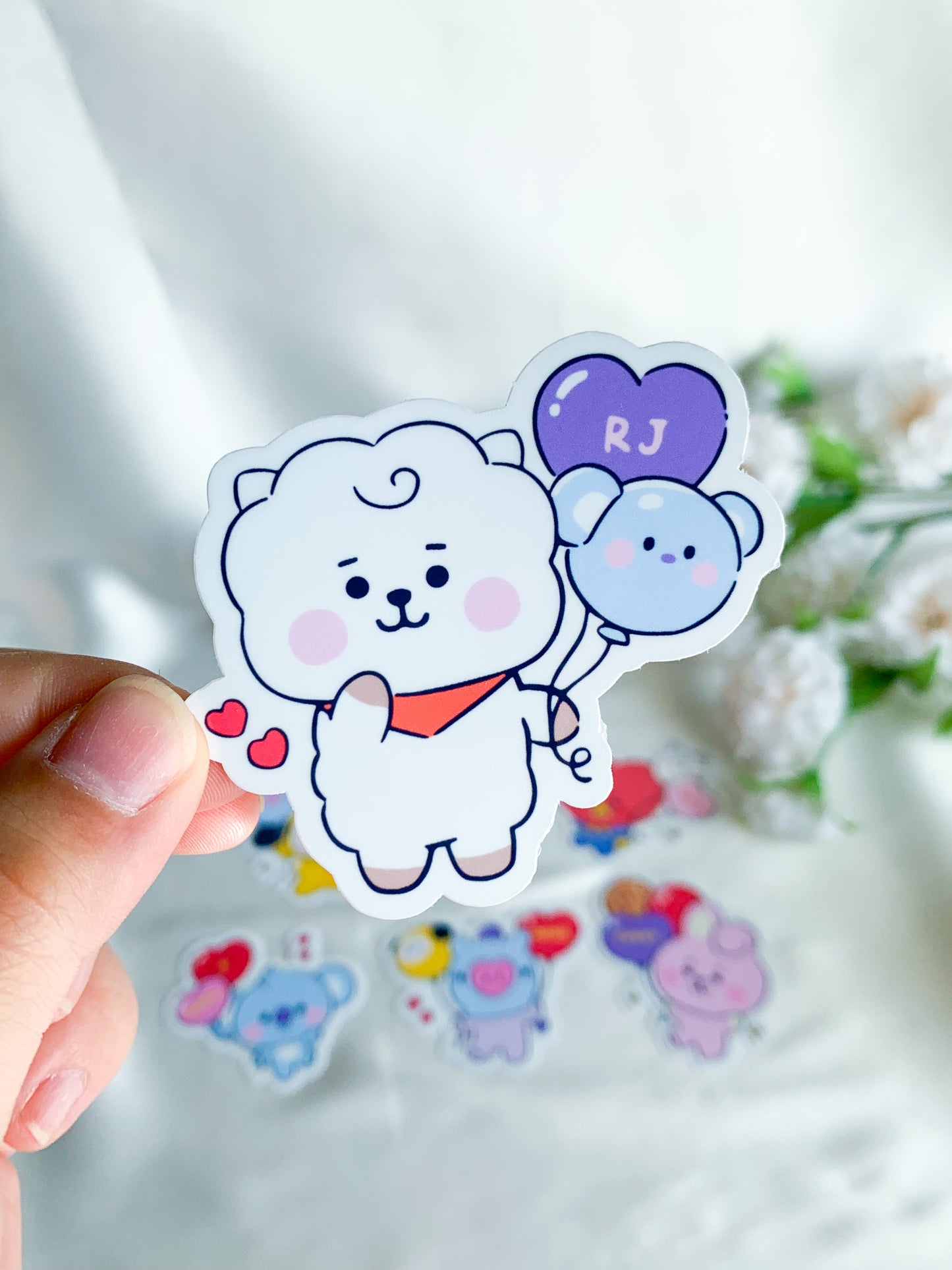 BT Buddy Balloon Stickers