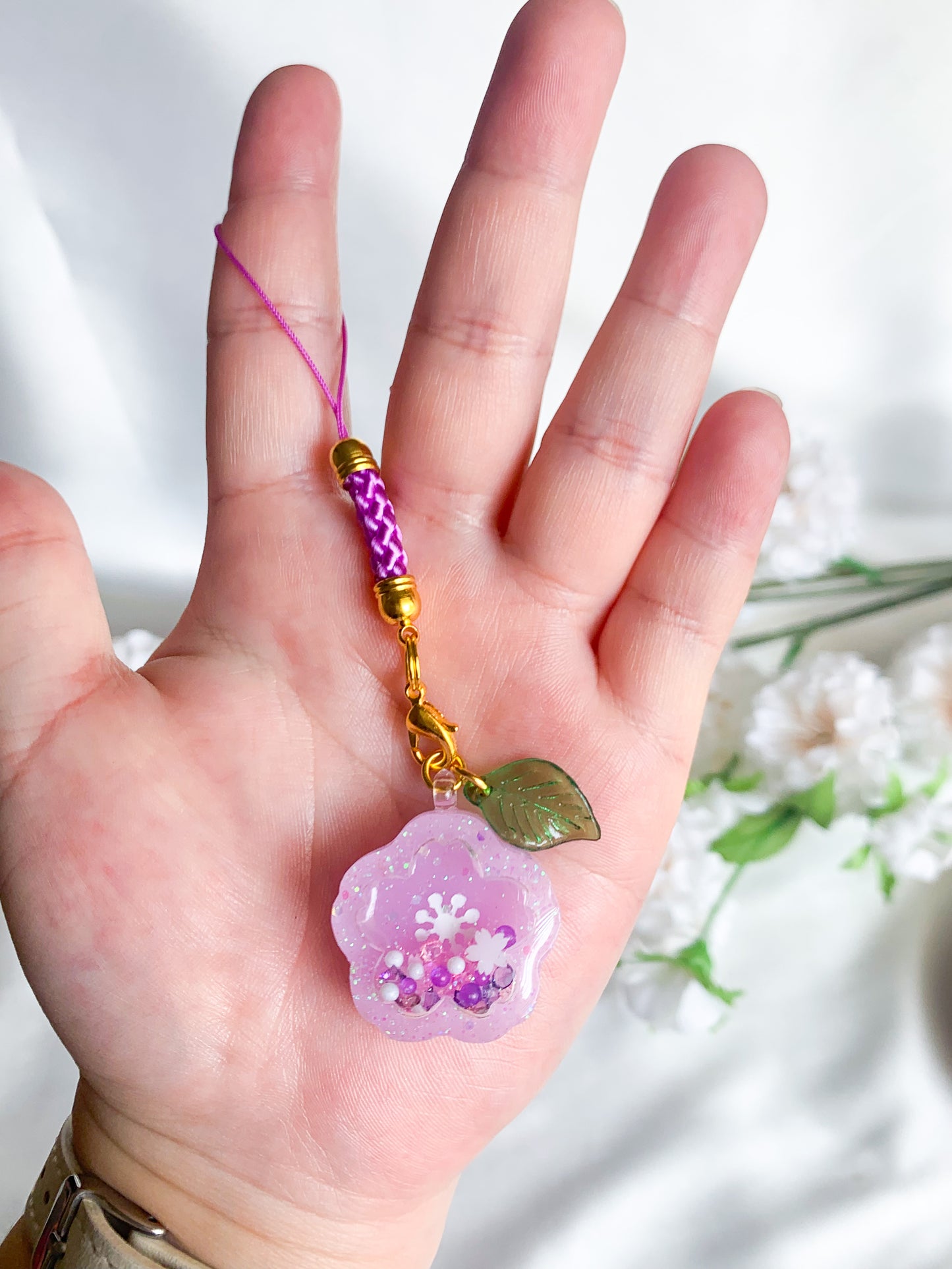 Sakura Phone Charms