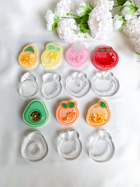Kawaii Fruit Shaker Molds