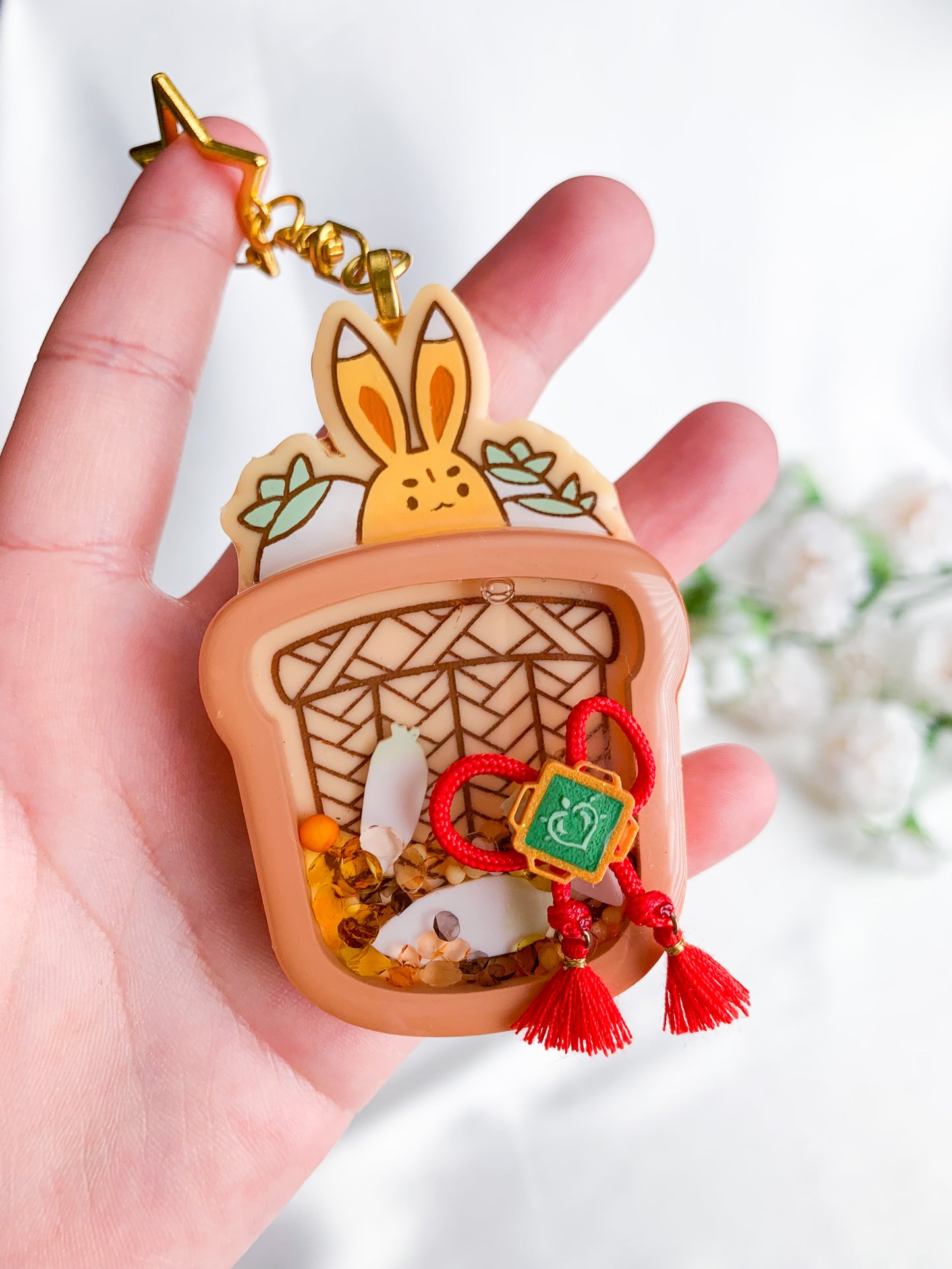 YaoYao Basket Shaker Keychain - Genshin Impact Fan Art