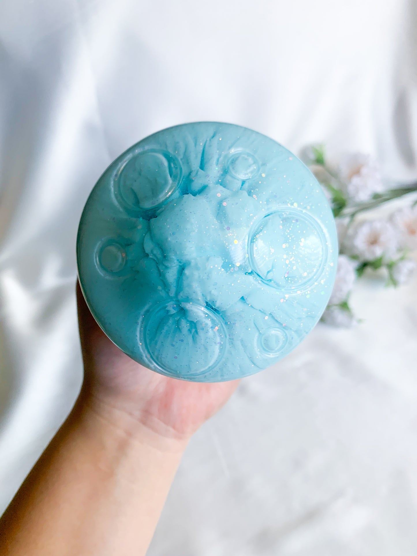 Kawaii Sky Blue Mushy Jar