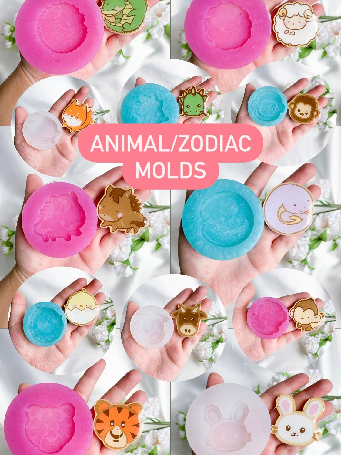 Zodiac Animal Molds