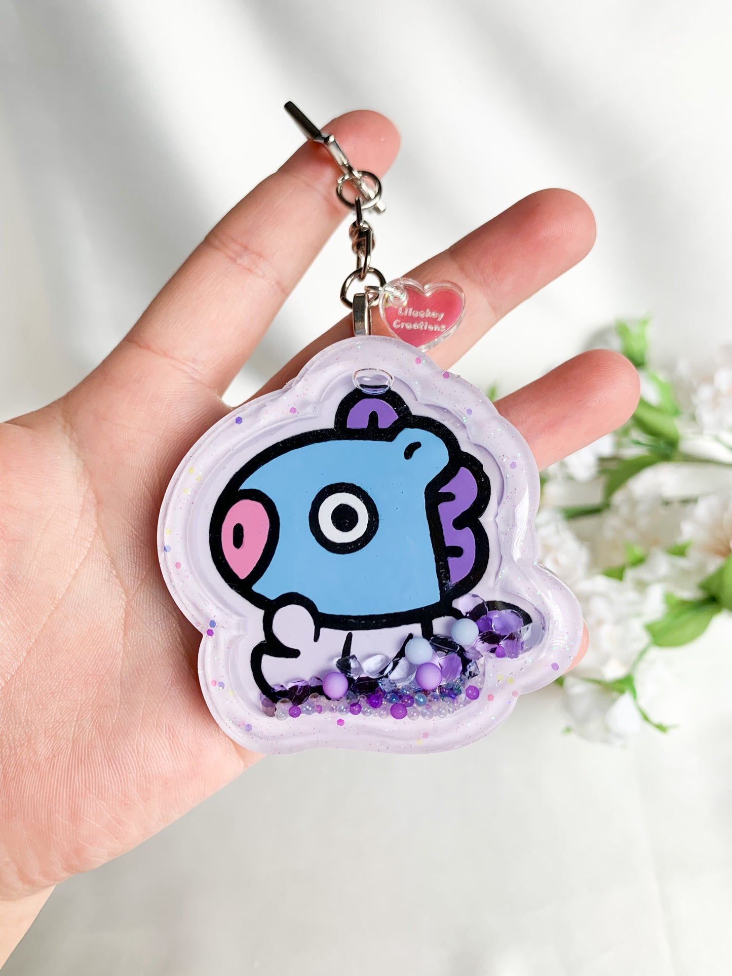 BT Sitting Baby Shaker Keychains
