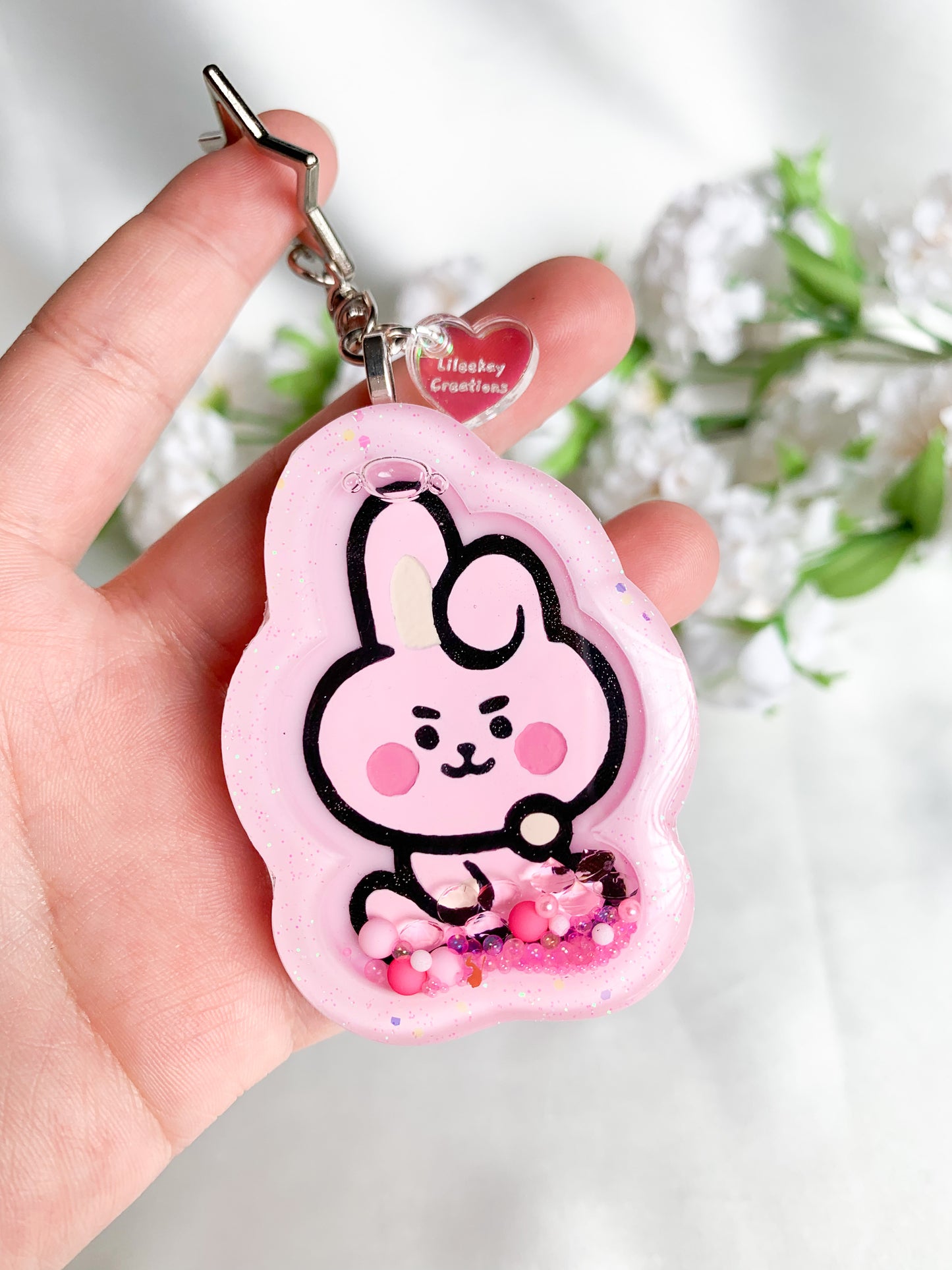 BT Sitting Baby Shaker Keychains