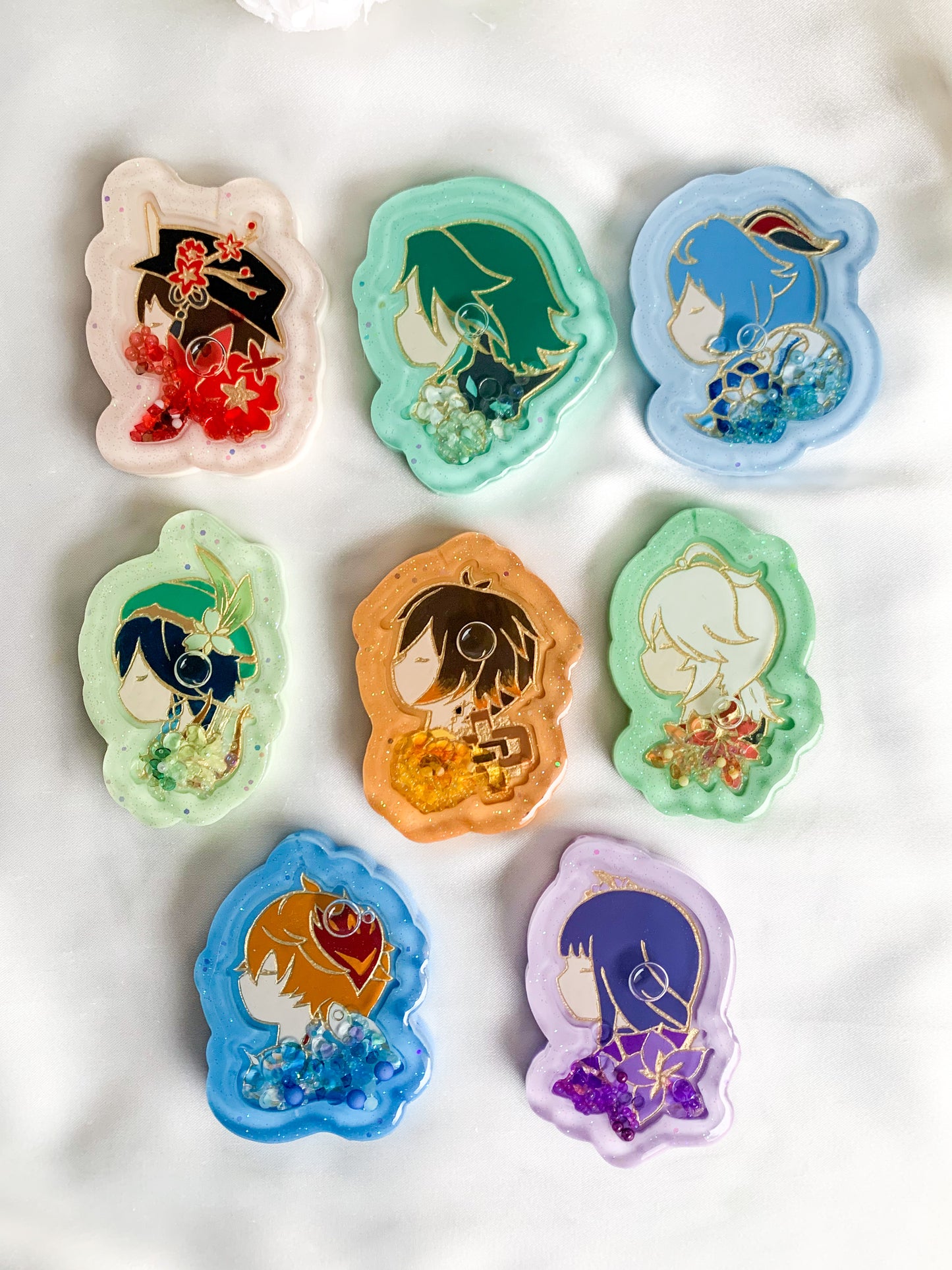 Genshin Impact - 5 Star Shaker Keychains