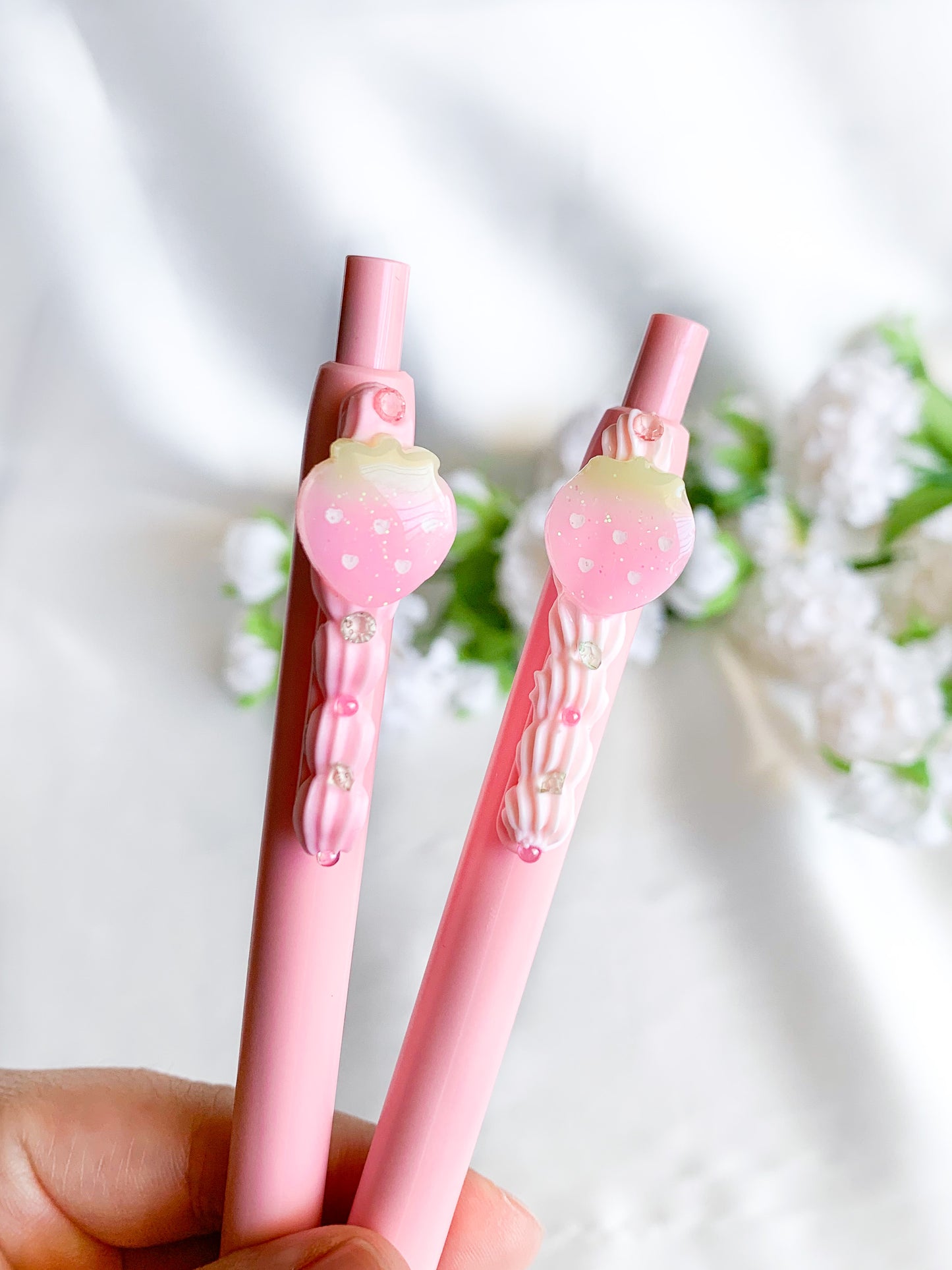 Whipped Strawberry Pens