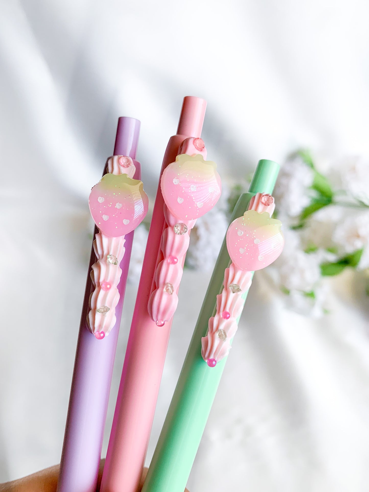 Whipped Strawberry Pens