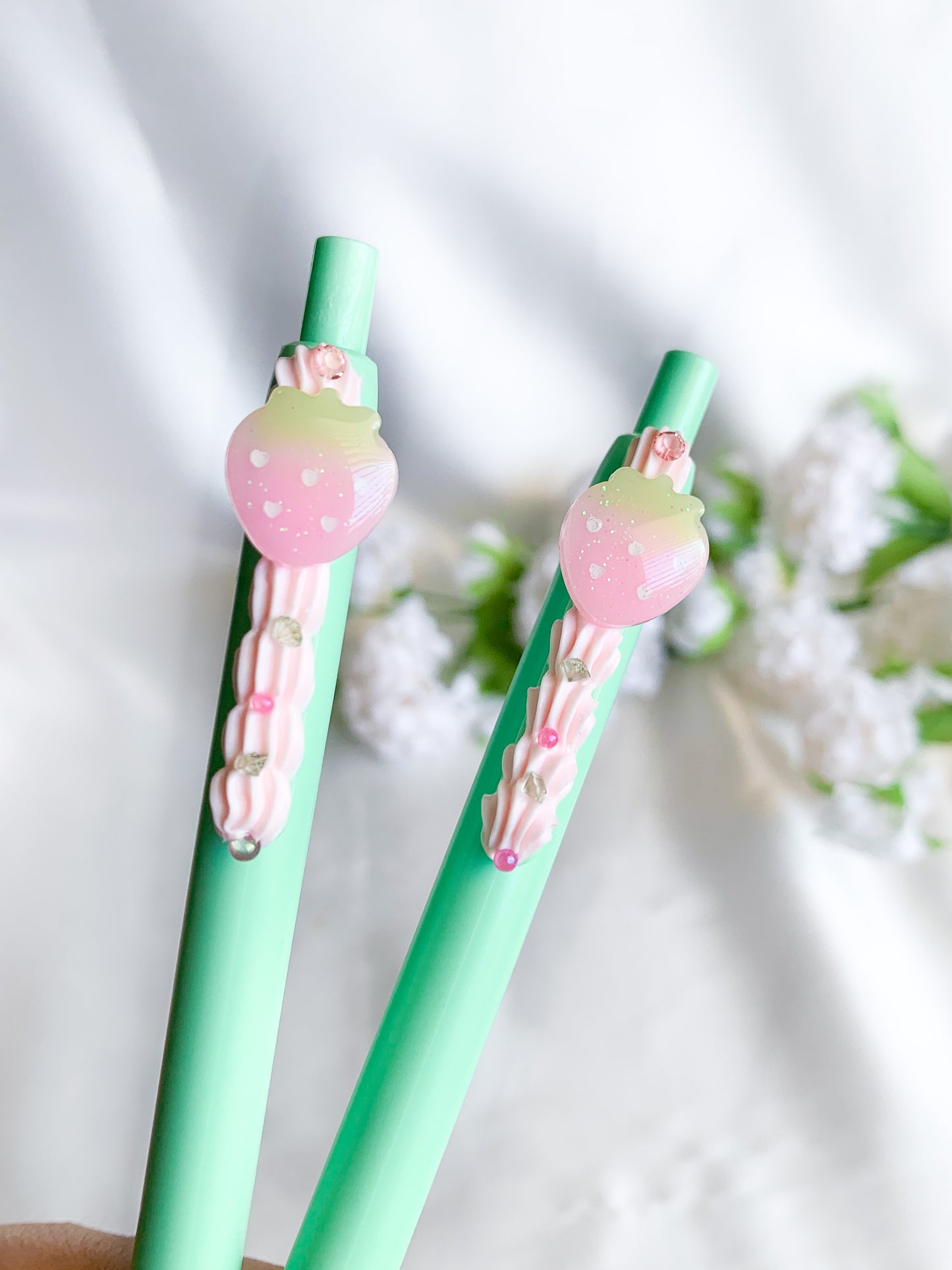 Whipped Strawberry Pens